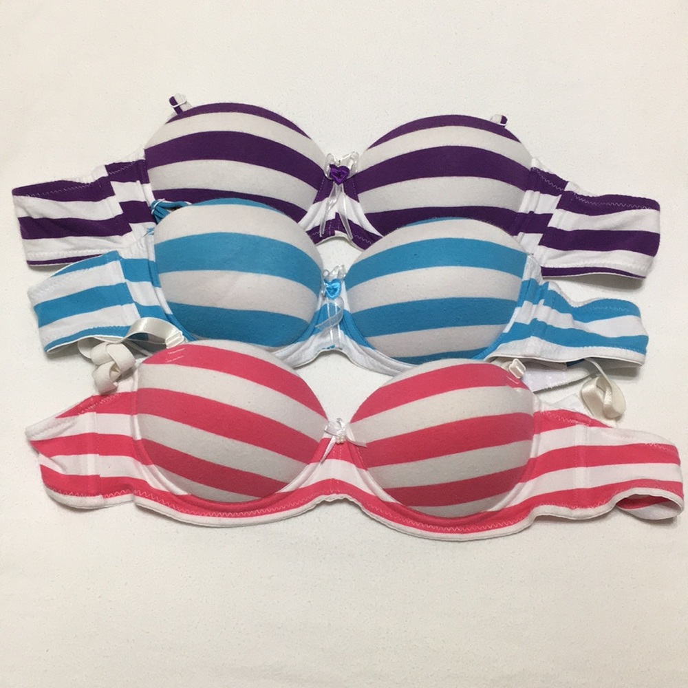 NEW Sogo Stripe Padded Bras